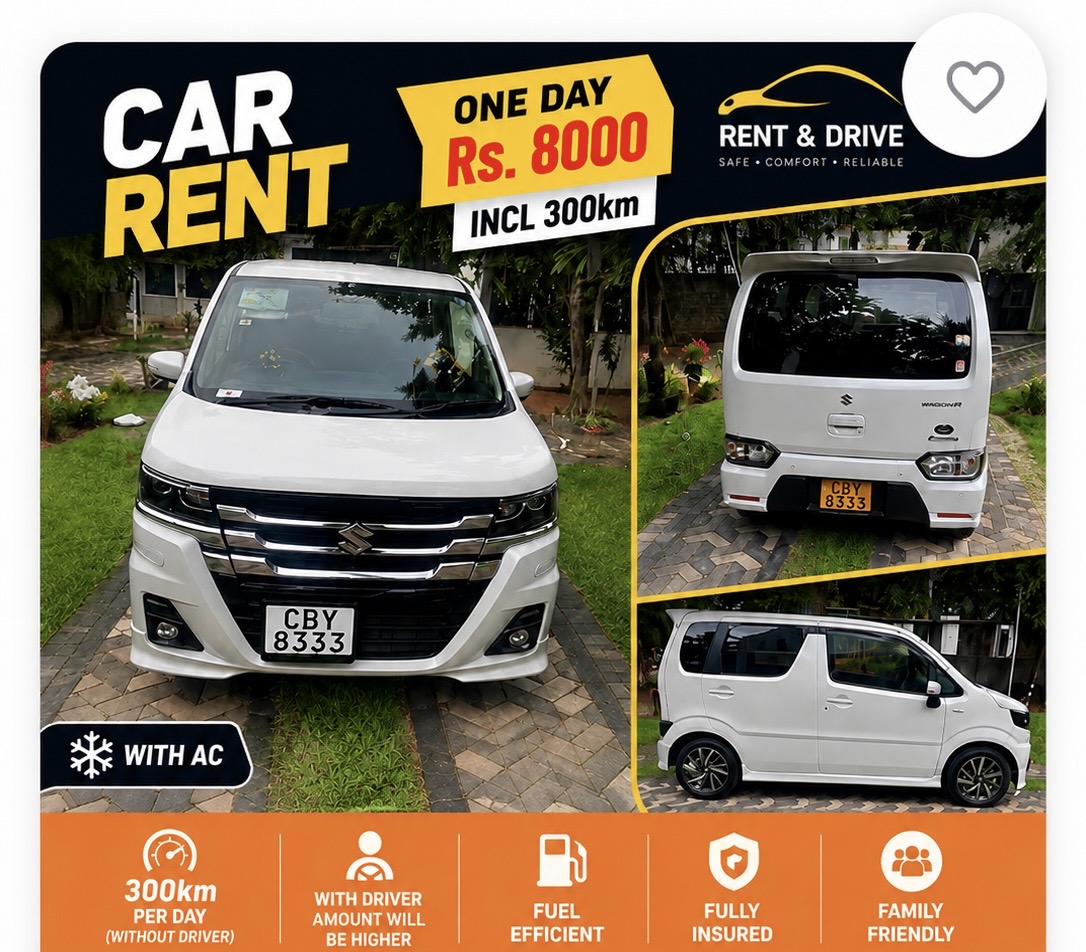 Suzuki Wagon R for Rent