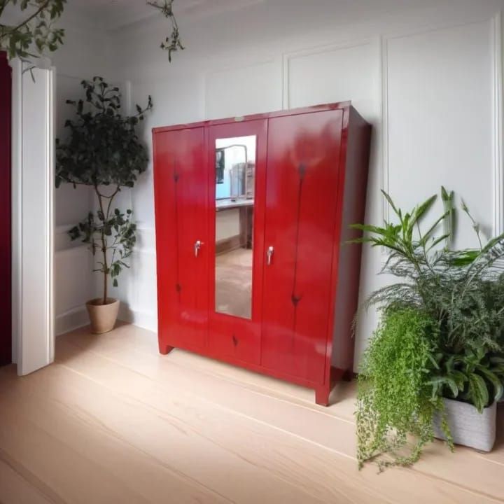 3 door steel cupboard